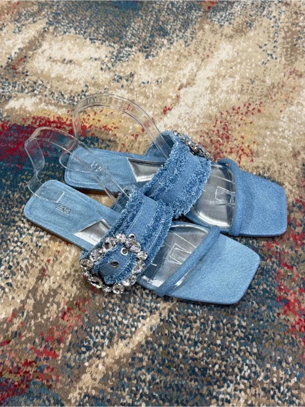 Zara denim sandals - Picture 3 of 7